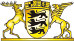 Großes Landeswappen Baden-Württembergs in Farbe